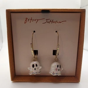 Betsy Johnson Ohrringe Geist Strass Halloween Geist - Bild 1 von 5