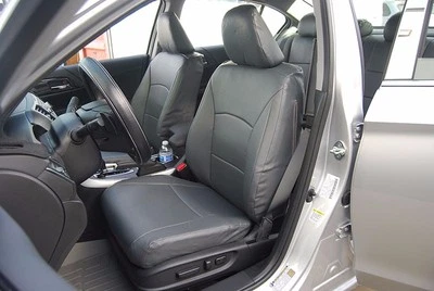 ИЗГОТОВЛЕННЫЕ НА ЗАКАЗ ЧЕХЛЫ НА ПЕРЕДНИЕ СИДЕНЬЯ IGGEE ДЛЯ HONDACORD 2013-2016 УГОЛЬ - Изображение 1 из 4