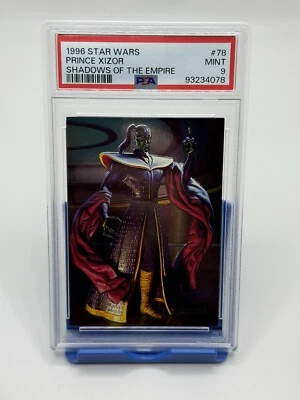 1996 TOPPS STAR WARS: SHADOWS OF THE EMPIRE PRINCE XIZOR #78 PSA 9 MINT - Image 1 of 2