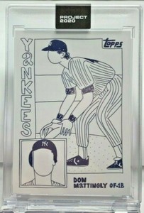 Topps PROJECT 2020 Card #155 - 1984 Don Mattingly by FUCCI - Print Run SP /4292