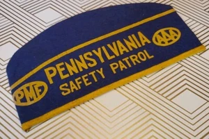 Pennsylvania AAA Safety Patrol PMF Felt Hat Keystone State Colors - Picture 1 of 3