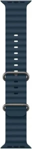 Bracelet Apple Watch neuf d'origine - bracelet océan (49 mm) - bleu - régulier, boîte ouverte - Photo 1 sur 3