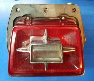 1969 Ford Galaxie 500 LTD Tail Light Lens w/ Chrome Ornament LH or RH Side USED - Image 1 of 4