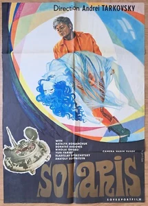Solaris ORIGINAL Soviet Exp Russian 1972 POSTER Andrei Tarkovsky classic sci-fi - Picture 1 of 4