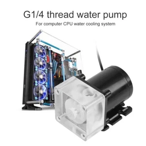 12V 500L/H G1/4 Thread Ultra-quiet Water Pump For PC CPU Liquid Cooling System - Afbeelding 1 van 11