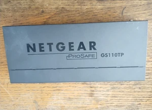 NETGEAR PROSAFE GS110TP 8-PORT GIGABIT POE SMART SWITCH 2 GB FIBER - Picture 1 of 5