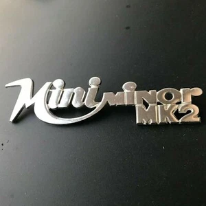 INNOCENTI MINI MINOR MK2 LOGO EMBLEMA FREGIO STEMMA SCRITTA TARGHETTA BADGE NOME - Foto 1 di 2