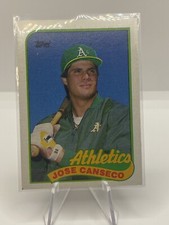 1989 Topps - #500 Jose Canseco - Printing Error On Back