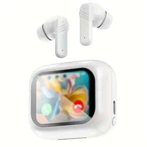 Wireless Earbuds With Touch Control, ANC, LCD Screen, TWS, Long Battery Life, - Picture 1 of 4
