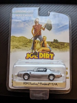 1/64 GREENLIGHT HOLLYWOOD JOE DIRT 1979 PONTIAC FIREBIRD TRANS AM SILVER - Image 1 of 2