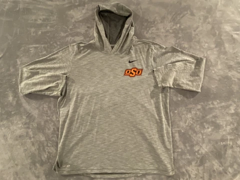 Oklahoma State Cowboys Sweatshirt/Hoodie Mens XL Gray Nike Cowboys NCAA Sports Cover