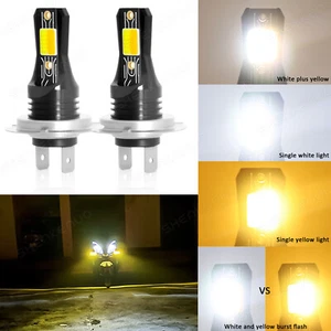 FOR FORD EDGE 2016+ 2x H7 40W LED HEADLIGHT BULBS KIT CANBUS ERROR FREE - Picture 1 of 10