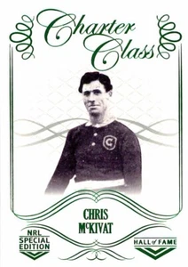 2018 CHARTER CLASS NRL Card CHRIS MCKIVAT Glory - Picture 1 of 2