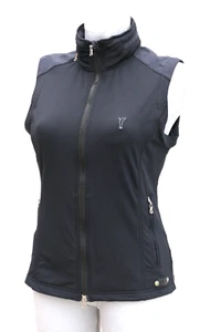 Golfino Damen leichte Weste Funktionsmaterial schwarz Gr. 38 figurbetont - Bild 1 von 11