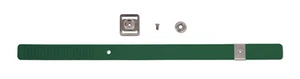 Euroflex Kunststoffband mit Schnalle, Druckknopf & Schraube kurz, Gr. XS grün - Bild 1 von 1