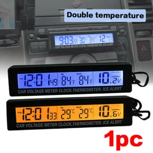 Misuratore di tensione del termometro per auto della temperatura interna/esterna - Foto 1 di 11