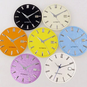 33.5mm Black Yellow Orange Dial  Fit Vintage NH35 NH36 Movement Watch - Picture 1 of 23