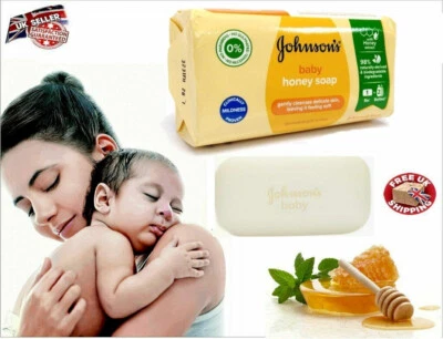 Johnson Baby soap with Honey Extract Gently cleanses delicate skin feeling soft