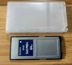 Sony SXS Pro 64GB Express Memory Card SBP-64B for PMW-EX1R F3 EX3 PMW-100 200 HD - Picture 1 of 2