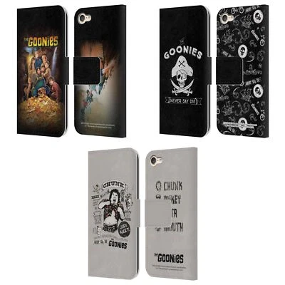 OFFICIAL THE GOONIES GRAPHICS LEATHER BOOK CASE FOR APPLE iPOD TOUCH MP3 - Image 1 of 4
