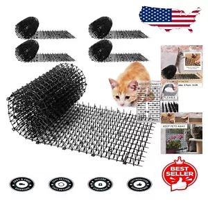 Flexible 5-Pack Spike Strips for Cats - 78x11” Protection for Furniture & Garden - Picture 1 of 9