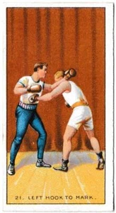 Carreras - 'The Science of Boxing Series (Black Cat)' (1914) - Left Hook to Mark - Picture 1 of 2