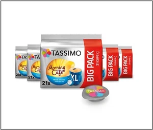 TASSIMO Kapseln Morning Café XL Mild&Smooth T Discs 5x21 Getränke Kaffeekapseln - Bild 1 von 7