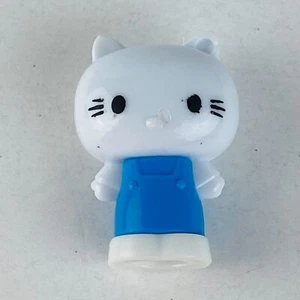 Sanrio Hello Kitty Character Figure With Blue Outfit 1988 1.25 Inch Tall * - Picture 1 of 13
