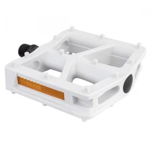 BLACK OPS BMX BIKE BICYCLE PEDALS T-BAR 9/16 WHITE - Picture 1 of 1