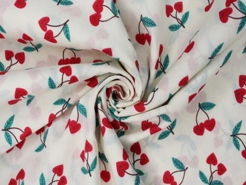 Tecido de polialgodão estampado Minerva marfim - por metro - Imagem 1 de 1