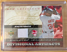 2007 Upper Deck David Ortiz GAME WORN /199 MLB Artifacts Divisional Artifacts