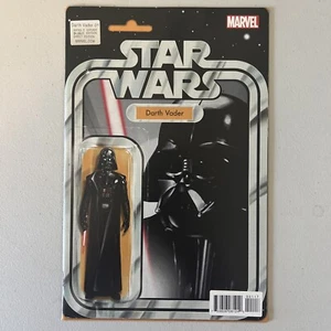 Star Wars #01 Darth Vader Action Figure Variant Marvel Comic NM 2015 JTC NEW - Picture 1 of 2