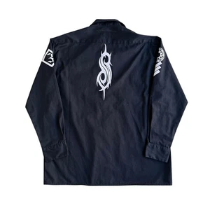 Slipknot Dickies Hemd Herren Large schwarz Arbeitshemd Band Grafik Langarm - Bild 1 von 7
