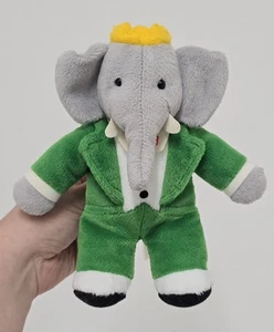 Vintage Gund Babar The King Elephant 8” Soft Toy Plush - Picture 1 of 2