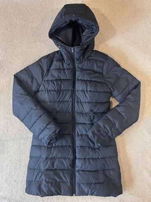 Chaqueta Abrigo Hollister Puffer Parka Invierno Azul Marino Oscuro/Negro Para Mujer Talla Pequeña Foto 1 de 4
