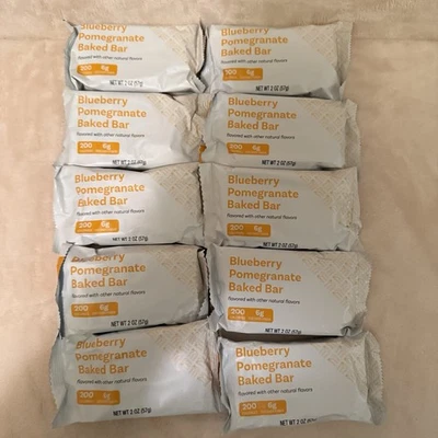 💕10 Fresh Nutrisystem BREAKFAST Blueberry Pomegranate Baked Bars BB March 2026 - Image 1 of 4