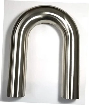 Stainless 180° Mandrel Bend - 1.5D/2.625" CLR Loose Radius - 16GA/.065" 1.75" Foto 1 de 2