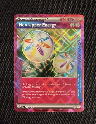 Neo Upper Energy 162/162 Holo ACE SPEC Rare SV05: Temporal Forces NM - Image 1 of 2