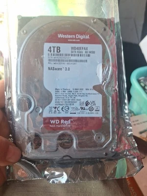 WD WD40EFAX-68JH4N1 S/n  Wx62d22024re 10 May 2024 Sata 6gb/s Nx Ha500 - Image 1 of 4