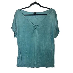 Top Ann Taylor Mujer Babydoll Mediano Dolman Manga Corta Azul Boho Y2K De Colección - Imagen 1 de 8
