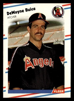 DeWayne Buice 1988 Fleer #487 California Angels *190 - Image 1 of 2