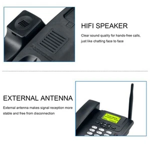 Telefon bezprzewodowy Wielofunkcyjny Duże przyciski Gsm900Mhz 1800Mhz Dual Freq CHP - Zdjęcie 1 z 24