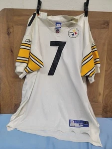 Ben Roethlisberger #7 Reebok NFL Equipment Steelers On Field Jersey 50 Stitched - Picture 1 of 5