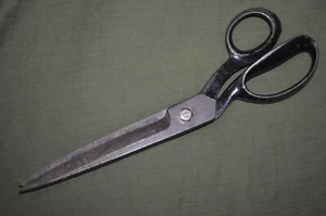 Wiss 22 Inlaid 12" Right Hand Upholstery Scissors Vintage Made in USA - Picture 1 of 8