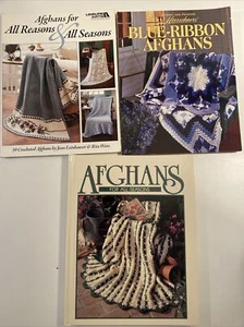 Afghanen Strick- & Häkelbuch 3er-Set blaues Band & für alle Jahreszeiten & alle Gründe - Bild 1 von 24
