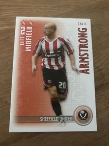 Chris Armstrong Sheffield United FC Shoot Out 2006/07 Football Card - Picture 1 of 2