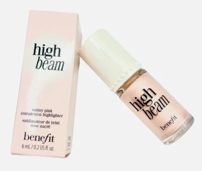 Benefit High Beam Satiny Pink Highlighter 6ml Glow - Image 1 of 4