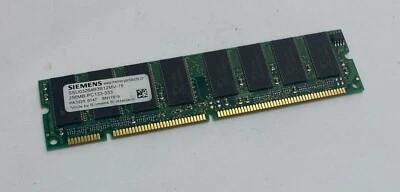 256MB Siemens SSU03264B3B12MV-75 PC133 133MHz 168-Pin Non-ECC Computer Memory - Image 1 of 3