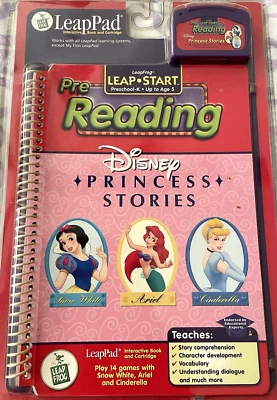LeapFrog Leap Start Pre-K Pre-Reading Disney Princess Stories Book & Cartridge - Image 1 of 4