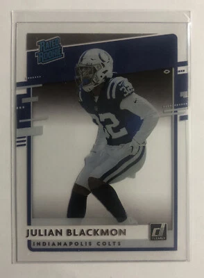 2020 Panini Chronicles Clearly Donruss Julian Blackmon Rated Rookie RC #RR-JBL - Image 1 of 2